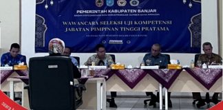 24 Pejabat tinggi pratama di lingkup Pemkab Banjar mengikuti uji kompetensi