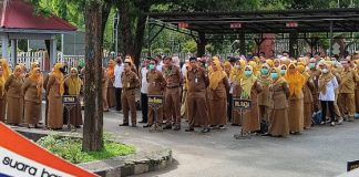 Apel gabungan ASN Banjar : Syahrialludin jelaska soal standarisasi IDM di Kabupaten Banjar