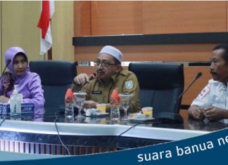 Wakil bupati Habib Iderus Al Habsyie bersilaturahmi dengan kalangan pengurus PMI Kabupaten Banjar