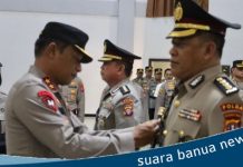 Kepala Biro Operasional Polda Kalteng Sertijab, dari Kombes Pol Andreas Wayan Wicaksana kepada Kombes Pol Tory Kristianto
