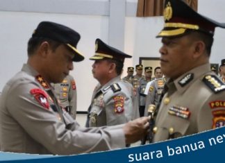 Kepala Biro Operasional Polda Kalteng Sertijab, dari Kombes Pol Andreas Wayan Wicaksana kepada Kombes Pol Tory Kristianto