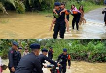 Bantu warga terdampak banjir, Resmob Polda Kalteng bergerak cepat
