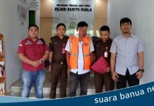Setelah 3 bulan ditetapkan sebagai tersangka, Mantan Kepala Desa Anjir Seberang Pasar I Batola resmi ditahan