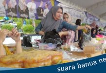 Berbuka puasa, aneka kue dan masakan di Pasar Wadai Ramadhan Martapura bisa menjadi menu pilihan Anda