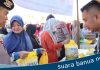 Pasar murah di Mapolres Batola, dalam 1 jam barang yang dijual habis terjual