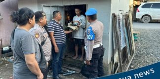 Pelaksanaan Operasi Sikat Intan I tahun 2023, Polsek Alalak mengamankan puluhan botol Alkohol 95 persen