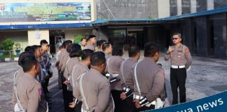 Kasubdit Regident Ditlantas Polda Kalteng beri arahan tentang peningkatan pelayanan lalu lintas