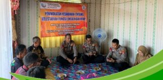 Ajak warga menjaga kelestarian lingkungan hidup, Satpolairud bersama Dinas Ketahanan Pangan berikan penyuluhan