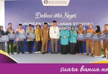 BI Kalsel serahkan bantuan PSBI guna percepatan penurunan angka stunting di Barito Kuala