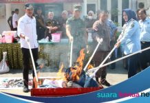 Kejaksaan Negeri Kabupaten Banjar musnahkan barang bukti dari 101 perkara yang sudah inkracht