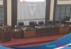 Karena unsur pimpinan berhalangan hadir, rapat paripurna DPRD Kabupaten Banjar dipimpin seorang anggota komisi