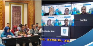 Pemkab Banjar bersama tim evaluator lakukan evaluasi kebijakan program Smart City