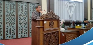 Bupati Banjar sampaikan jawaban atas pandangan umum fraksi DPRD Banjar soal raperda penyertaan modal dan pariwisata