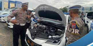 HUT Bhayangkara, Ditlantas Polda Kalimantan Selatan gelar lomba Sefety Riding dan Sefety Driving