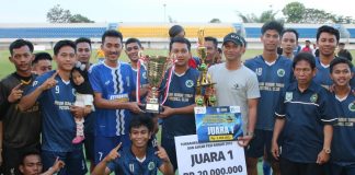 Putra Sungai Tabuk tekuk PJM dengan skor 2-1 dalam turnamen Piala Bupati dan Askab PSSI Banjar 2023