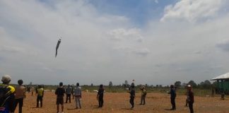 Ratusan peserta ambil bagian dalam festival lomba layang layang Batola 2023