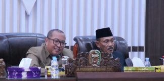 Bupati Banjar sampaikan jawaban atas pandangan umum fraksi dalam rapat paripurna DPRD Kabupaten Banjar
