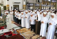 Minta hujan, ribuan warga menggelar sholat Istisqo di Masjid Agung Al-Karomah Martapura