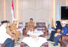 Ikuti MTQ antar bangsa di Malaysia, qoriah terbaik nasional asal Kabupaten Banjar bertemu dengan Bupati Saidi Mansyur