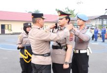 Kasatreskrim Polres Batola mutasi ke Polda Maluku Utara, sertijab dipimpin langsung Kapolres Batola