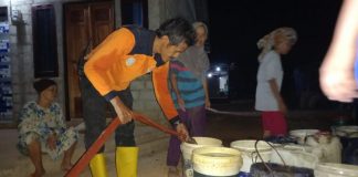 Dampak kekeringan, BPBD Banjar distribusikan air bersih untuk warga Desa Pingaran Ulu