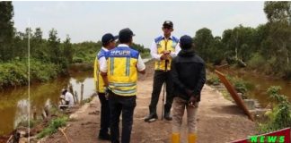 BWS Kalimantan III, lakuhan rehabilitasi puluhan kilometer jaringan irigasi di Batola