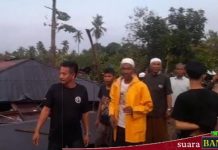 Puluhan rumah milik warga di Desa Beringin disapu puting beliung
