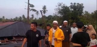 Puluhan rumah milik warga di Desa Beringin disapu puting beliung