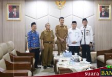 Kakankemenag HM Rofi’i kunjungi bupati Banjar di Mahligai Sultan Adam