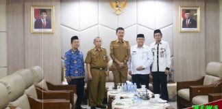 Kakankemenag HM Rofi’i kunjungi bupati Banjar di Mahligai Sultan Adam