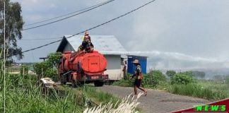 Karhutla di Kabupaten Banjar kembali terjadi di tiga titik, Desa Melayu, Pesayangan dan Penggalaman