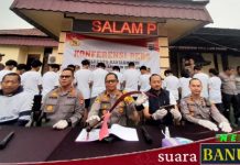 Dalam waktu 6 jam, Polresta Banjarmasin berhasil amankan belasan remaja yang diduga komplotan Genk Motor