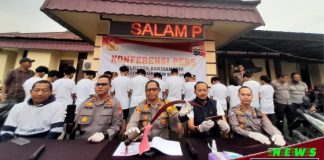 Dalam waktu 6 jam, Polresta Banjarmasin berhasil amankan belasan remaja yang diduga komplotan Genk Motor
