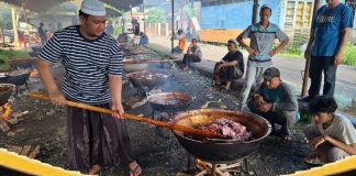 Jelang haul ke 55 KH M Sya’rani Arief, panitia siapkan 1 ton daging sapi untuk konsumsi jamaah haul