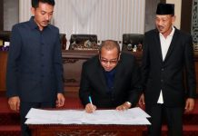 Rapat paripurna DPRD Kabupaten Banjar bahas enam agenda, raperda tentang Inisiatif DPRD tentang Desa Wisata