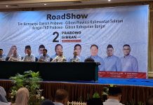 Tim Kemenangan Daerah Kalimantan Selatan capres Prabowo Gibran, roadshow di Kabupaten Banjar