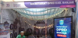 Sekretariat DPRD Kabupaten Banjar bagian dalam Banjar Expo 2023