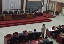 Rapat paripurna DPRD Kabupaten Banjar, bahas perubahan propemperda danperubahan susunan Komisi pada legislatif