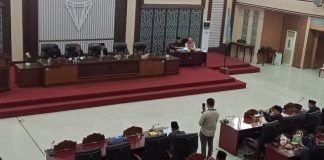 Rapat paripurna DPRD Kabupaten Banjar, bahas perubahan propemperda danperubahan susunan Komisi pada legislatif