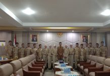 Taruna Taruni STTD bersilaturahmi dengan Bupati Banjar Saidi Mansyur di Mahligai Sultan Adam