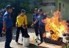 Puluhan relawan pemadam kebakaran ikuti pelatihan ketangkasan dalam mengatasi bahaya kebakaran
