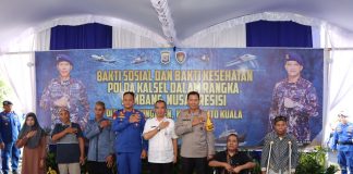 Kapolda Kalsel IRJEN Pol Winarto kunjungan kerja di Polsek Tabunganen