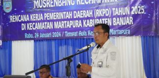 Musrenbang tingkat Kecamatan Martapura tahun perencanaan 2025 digelar