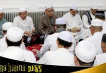 Habib Idrus Al Habsyi hadiri 100 hari meninggalnya KH Hatim Salman