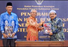 Kabupaten Banjar terima LHP BPKP soal PDTT dan kinerja