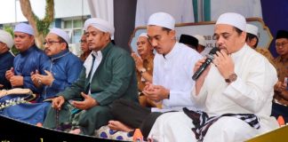 Habib Abdurrahman asal Hadramaut isi tausyiah di peringatan Isra Mi’raj Nabi Muhammad SAW di Martapura