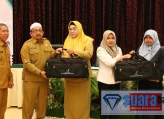 Wakil Bupati Banjar Habib Idrus Al Habsyi membuka resmi kegiatan advokasi keamanan pangan terpadu