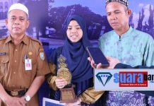 Nuriah peraih juara terbaik III MTQ Iran, terima bonus dari bupati Banjar Saidi Mansyur