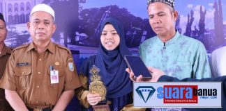 Nuriah peraih juara terbaik III MTQ Iran, terima bonus dari bupati Banjar Saidi Mansyur