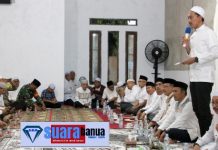 Hari pertama puasa, Bupati Saidi Mansyur Safari Ramadhan di Masjid Al Ikhlas Cindai Alus Martapura